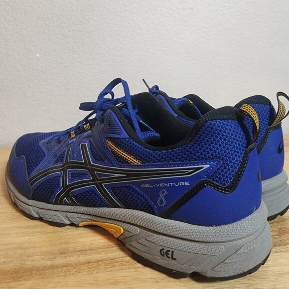 ASICS Shoes Sneaker Mens Size 13 Blue Black GEL-Venture 8 Trail Running 1011A824 main image 9